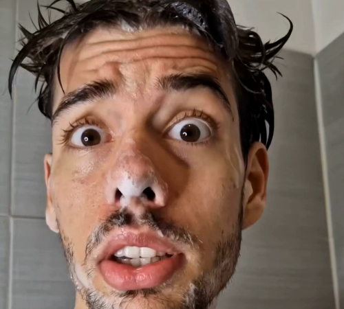 gel douche tete je pensais chose bien,